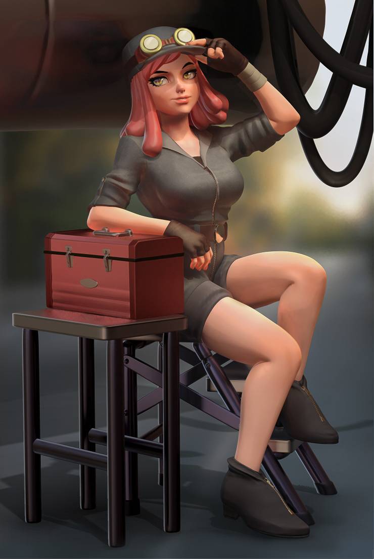 wallpapers Aesthetic Mei Hatsume Fanart my hero academia 10 awesome fan art