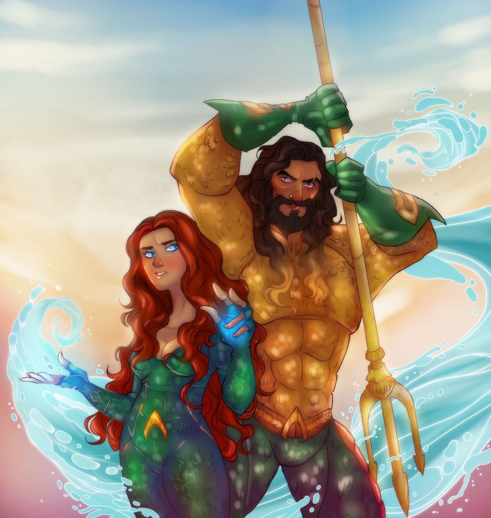 Dc 10 Aquaman Fan Art Pictures That Prove He S The Real King Of Atlantis
