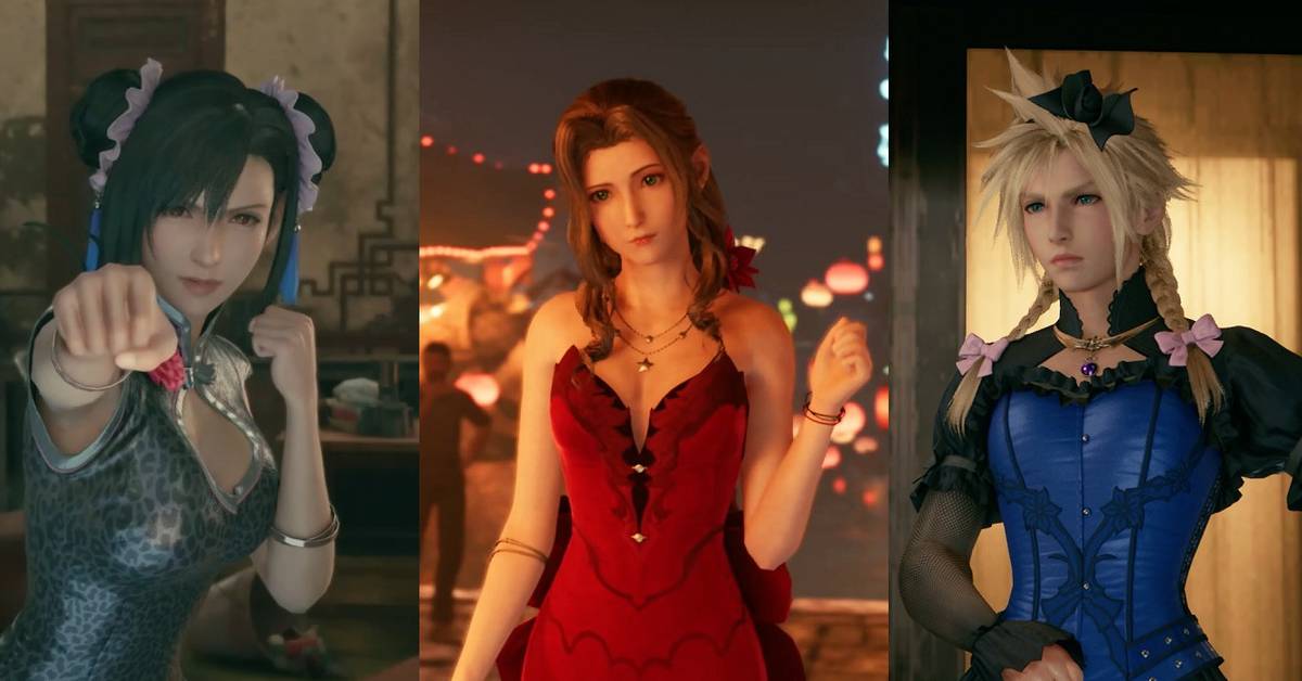 how to get aerith red dress How to Obtain Every Dress in Final Fantasy VII Remake