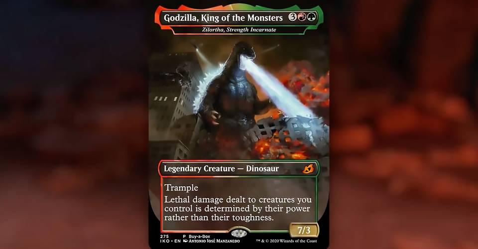 Godzilla Joins Magic The Gathering In Kaiju Themed Expansion Set