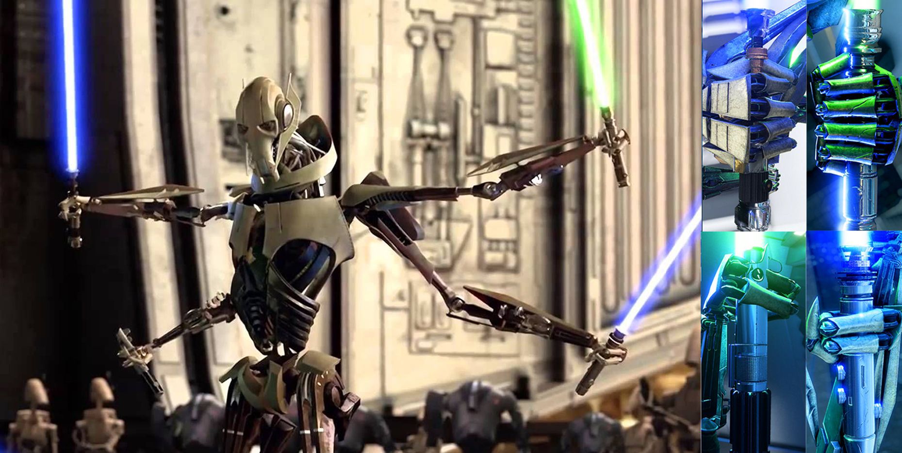 general grievous lightsabers