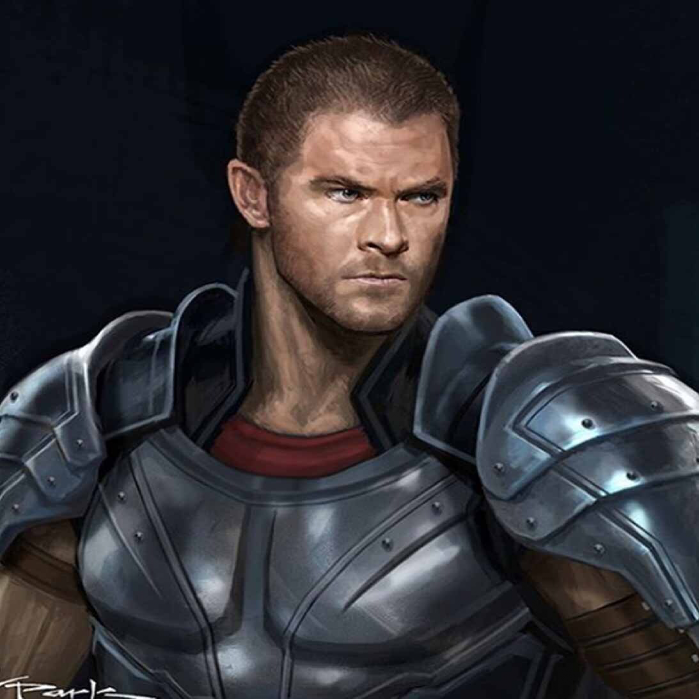 Thor Ragnarok Concept Art Gives Hemsworth New Armor Different Haircut