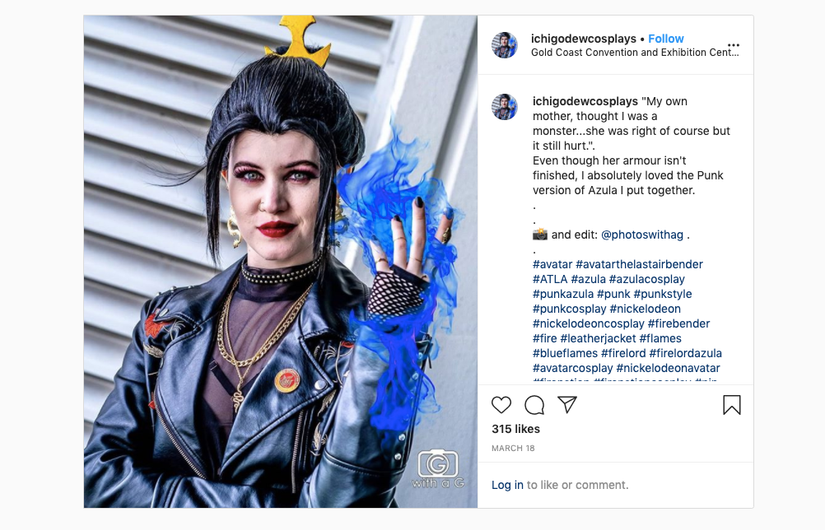 Goth Azula Avatar: The Last Airbender - 10 Azula Cosplay That You Need To See