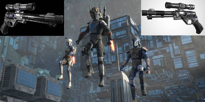 Death Watch Rifle Star Wars: The 10 Most Powerful Mandalorian Weapons (& Who Uses Them )