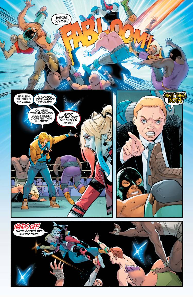 Harley Quinn's Sam Humphries Explains Her Budding Romance With Booster Gold