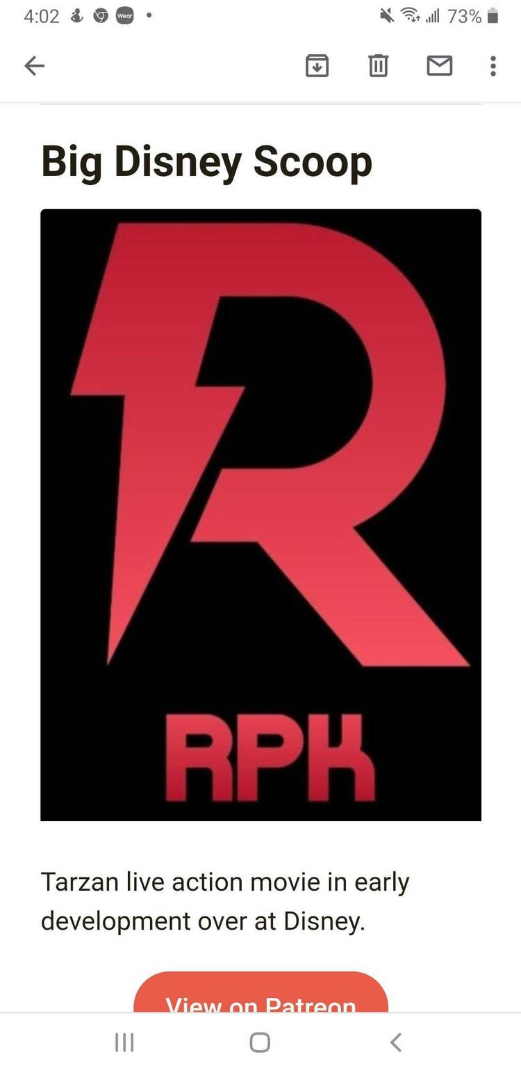 Report Disney Developing Tarzan Live Action Movie