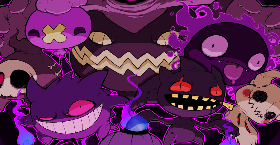 Pokemon 10 Pieces Of Ghost Pokemon Fan Art We Love Cbr