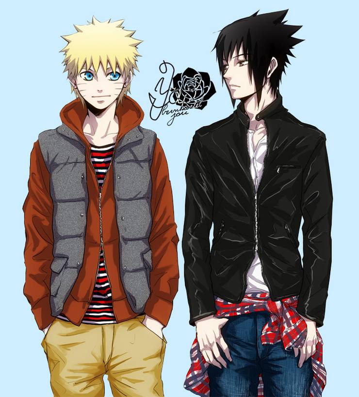 10 Fan Art Picture Of Anime Heroes In Modern Day Outfit Fan Art