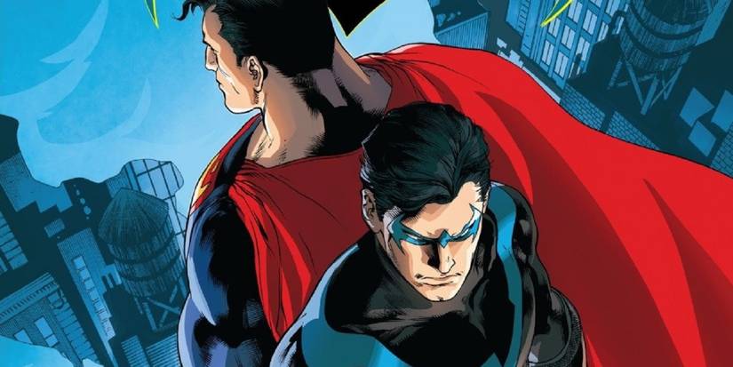 Nightwing and Superman from DC Rebirth
