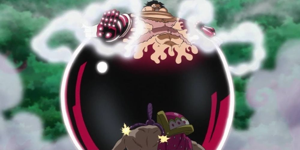 One Piece: Monkey D. Luffy uses Gear 4 Tank-Man form