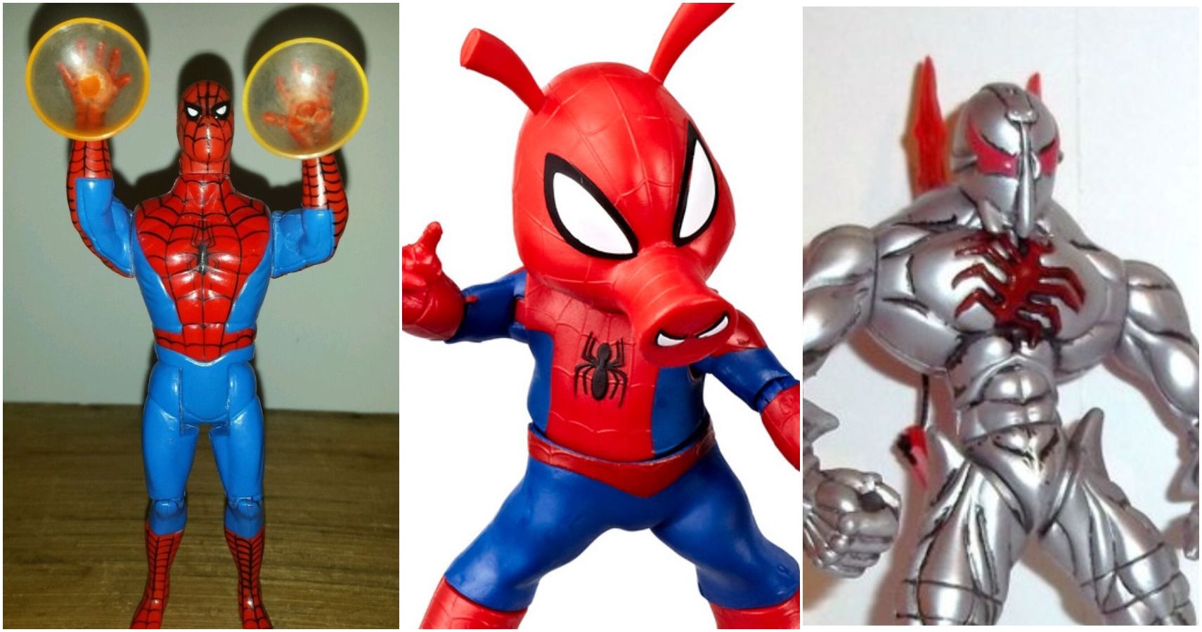 weird spiderman toys