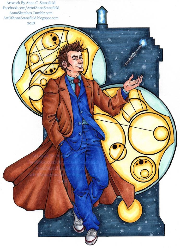 Doctor Who: The 10 Best Tenth Doctor Fan Art Pictures in the Universe