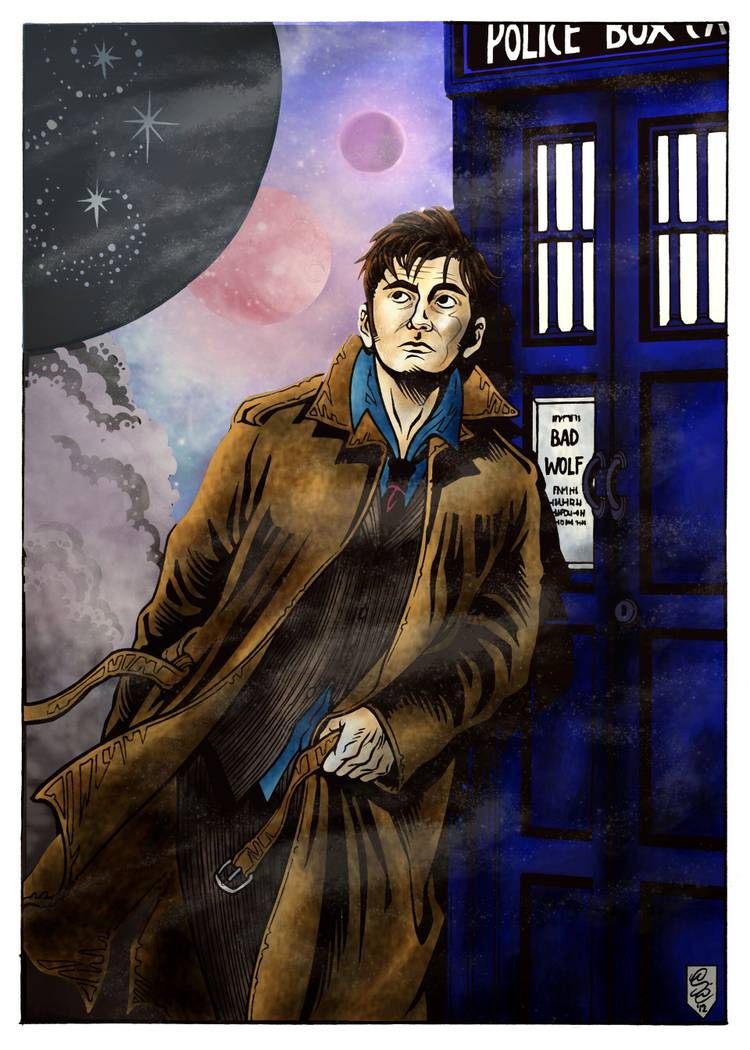 Doctor Who: The 10 Best Tenth Doctor Fan Art Pictures in the Universe