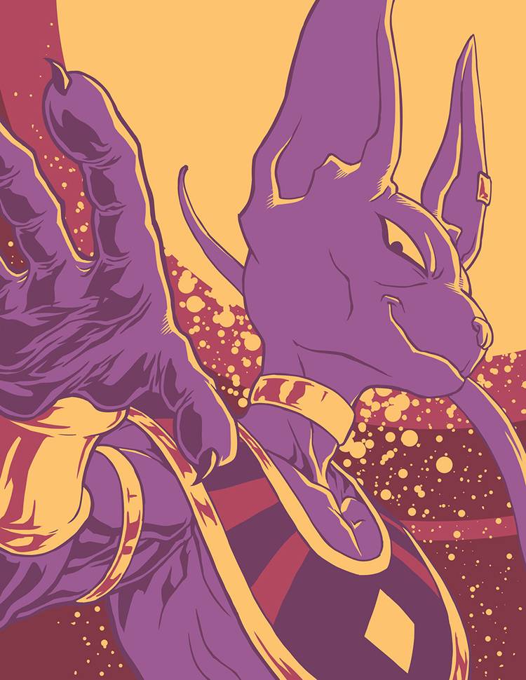 Dragon Ball: 10 Pieces Of Beerus Fan Art That Are Godly