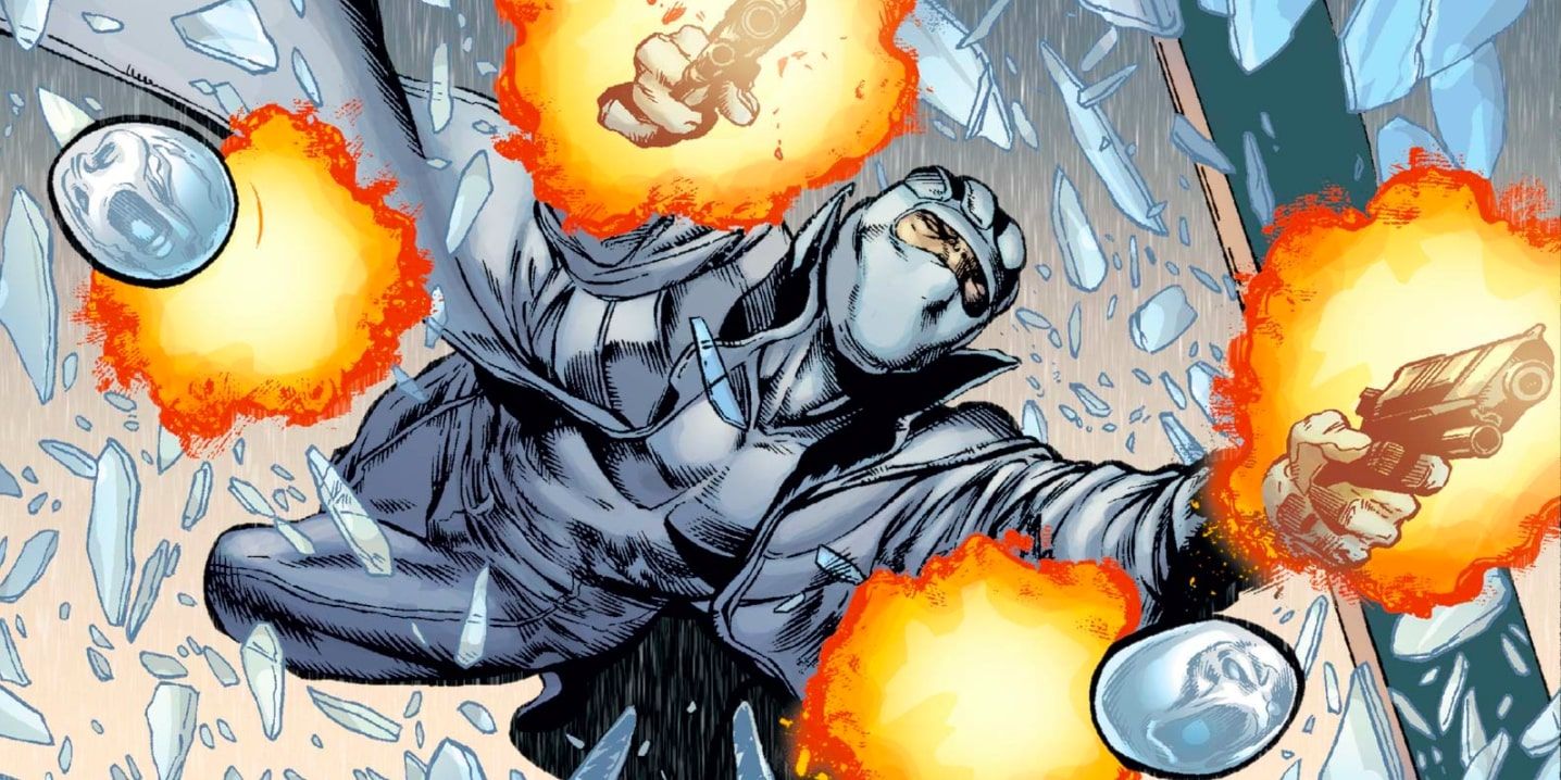 Marvel Comics' Fantomex firing his living bullets