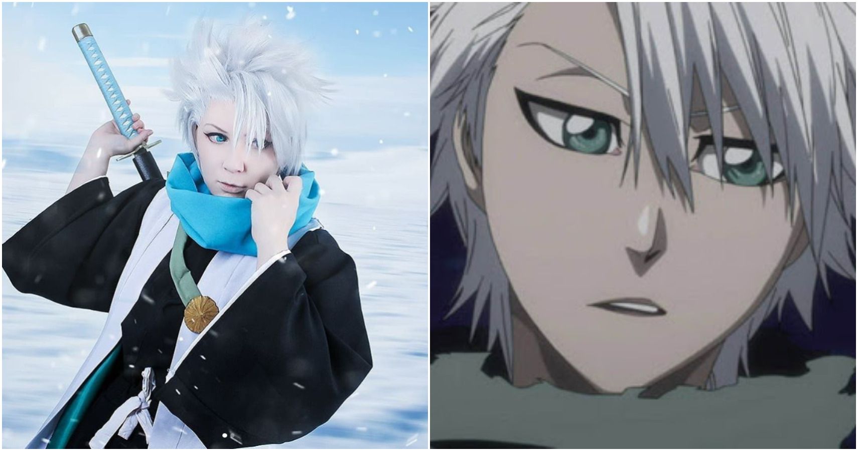 Bleach: 10 Awesome Captain Toshiro Hitsugaya Cosplay That Look. www.cbr.com...