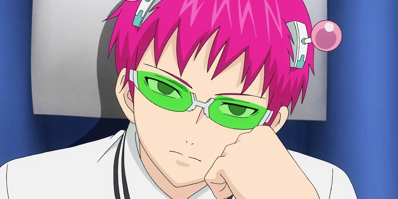 An image of Kusuo Saiki from The Disastrous Life of Saiki K staring off into space