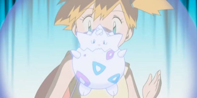 Misty's Togepi begins to evolve in Pokemon