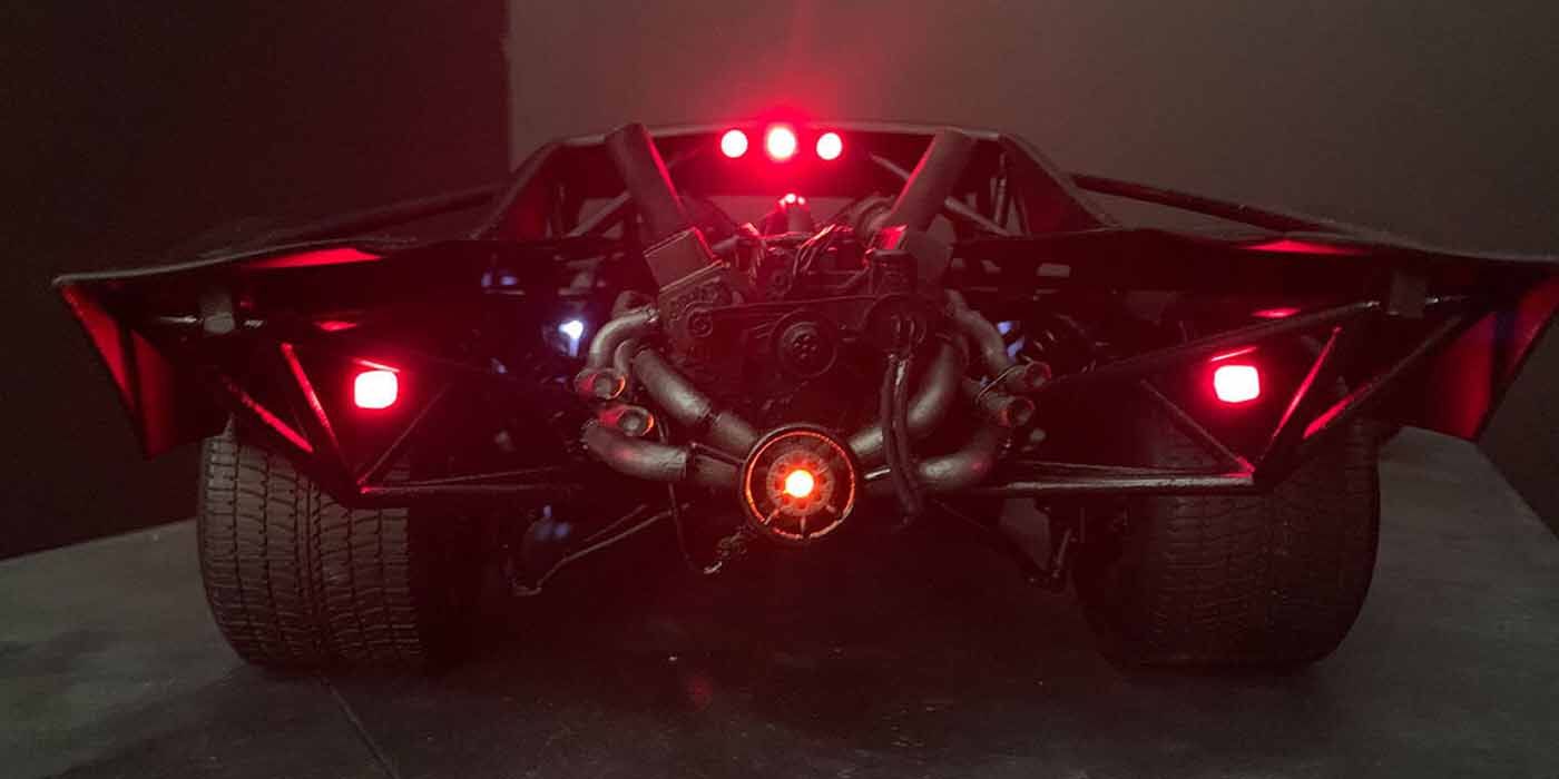 The Batman Concept Model Showcases the New Batmobile's Details