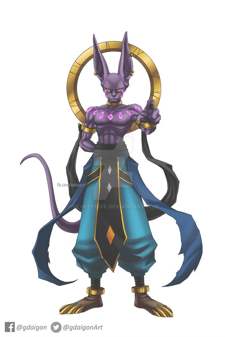 Dragon Ball: 10 Pieces Of Beerus Fan Art That Are Godly