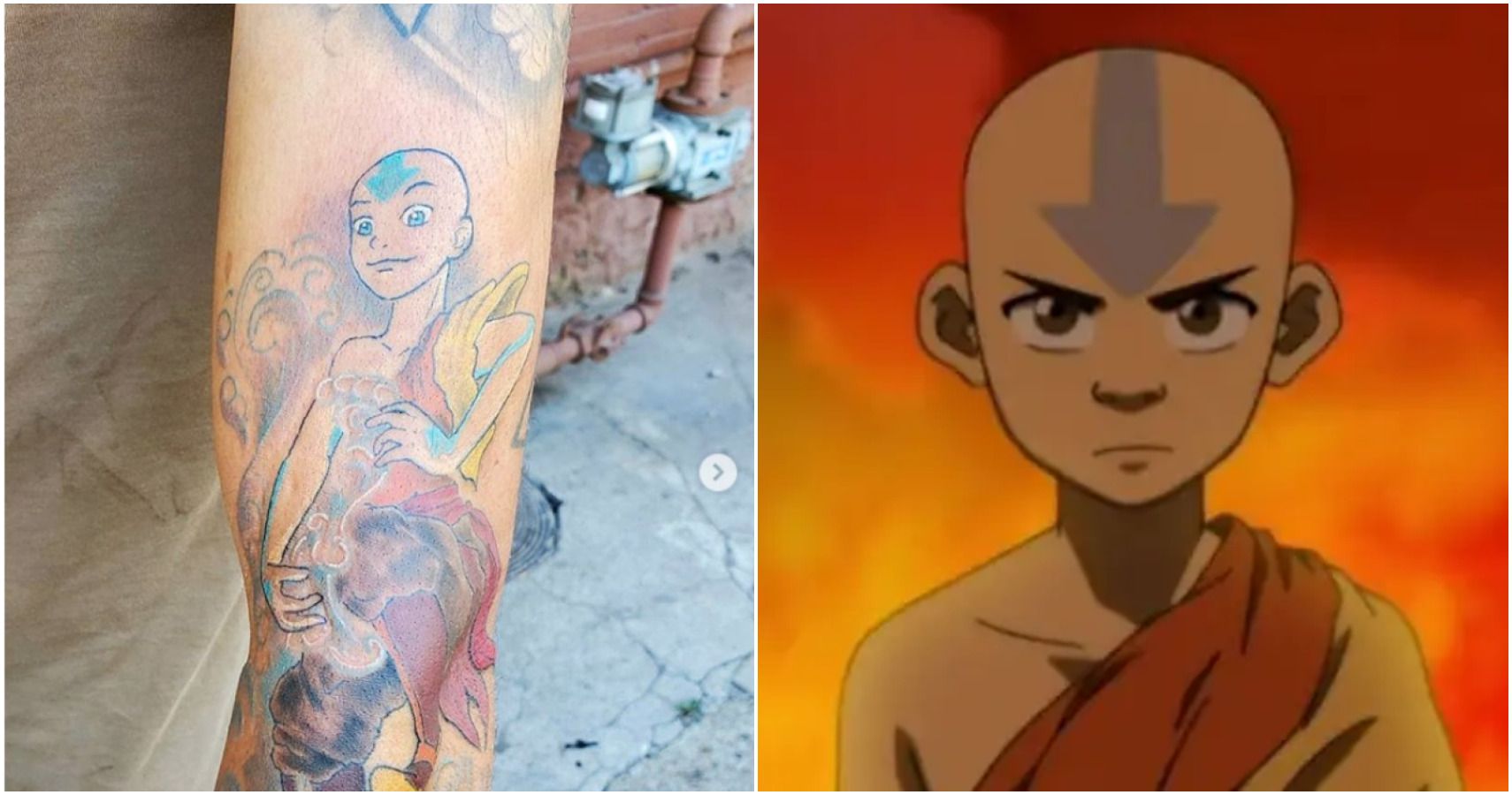 Avatar: The Last Airbender - 10 Aang Tattoos You Have To See