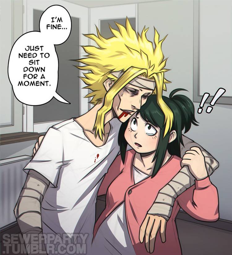 My Hero Academia: 10 Pieces of All Might & Inko Midoriya Fan Art That ...