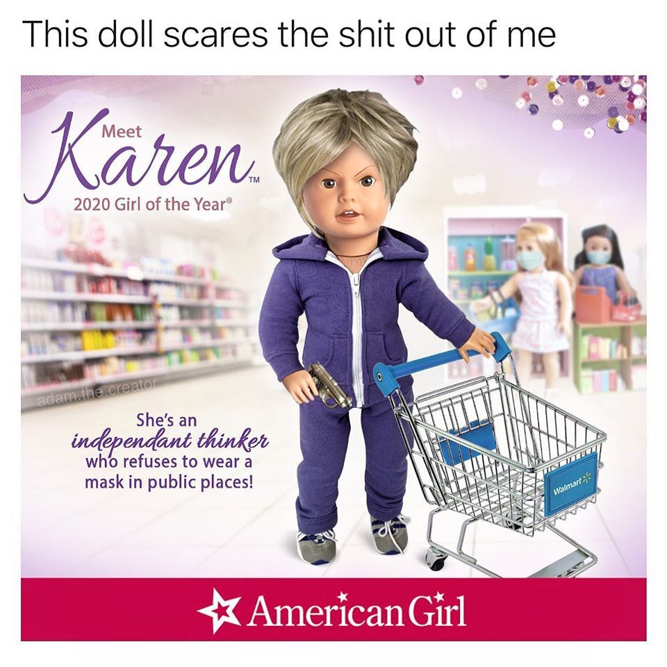 American Girl parody 'Karen' doll ad
