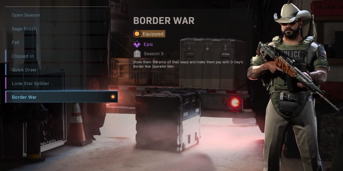 Call of Duty Infinity Ward Renames Controversial Border War Skin