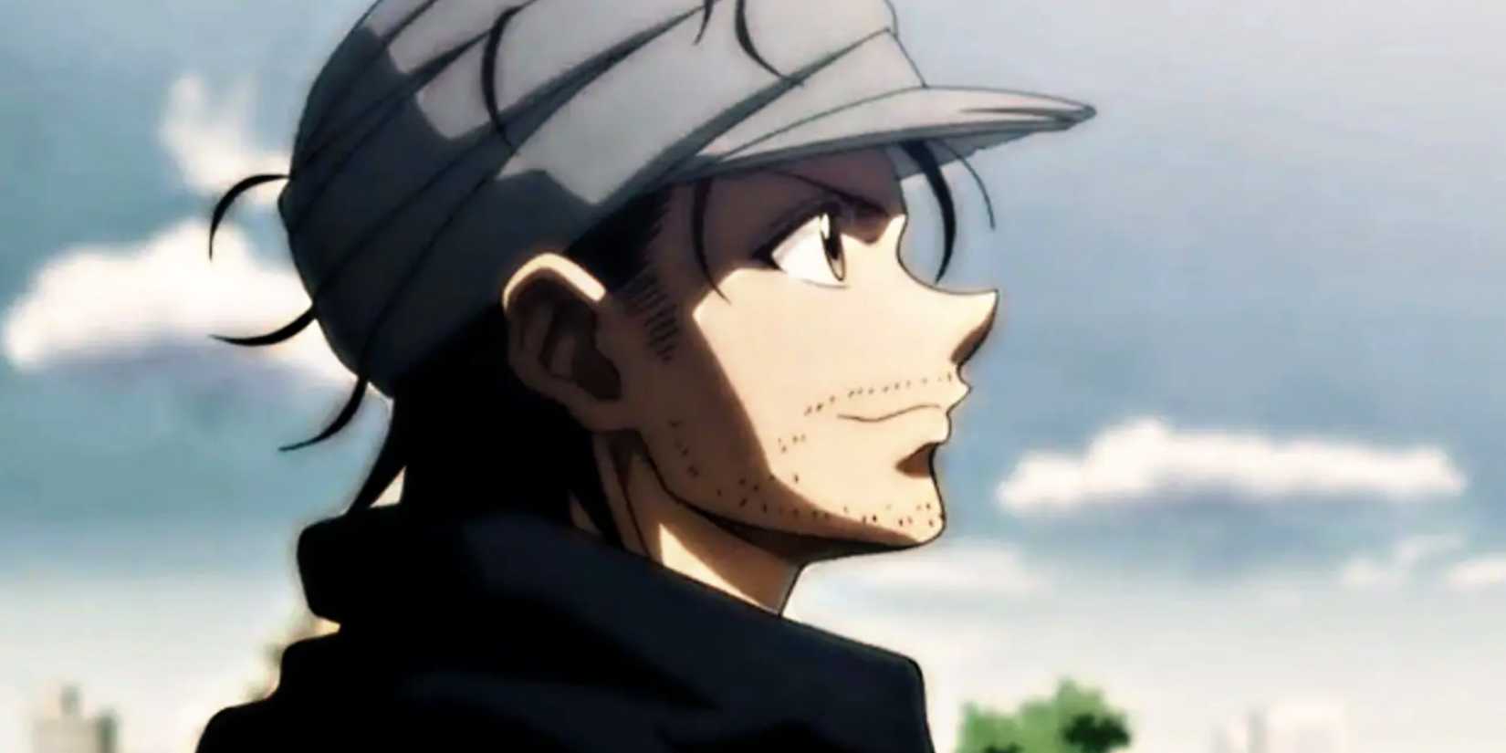 Ging Freecss looks to the side in Hunter X Hunter