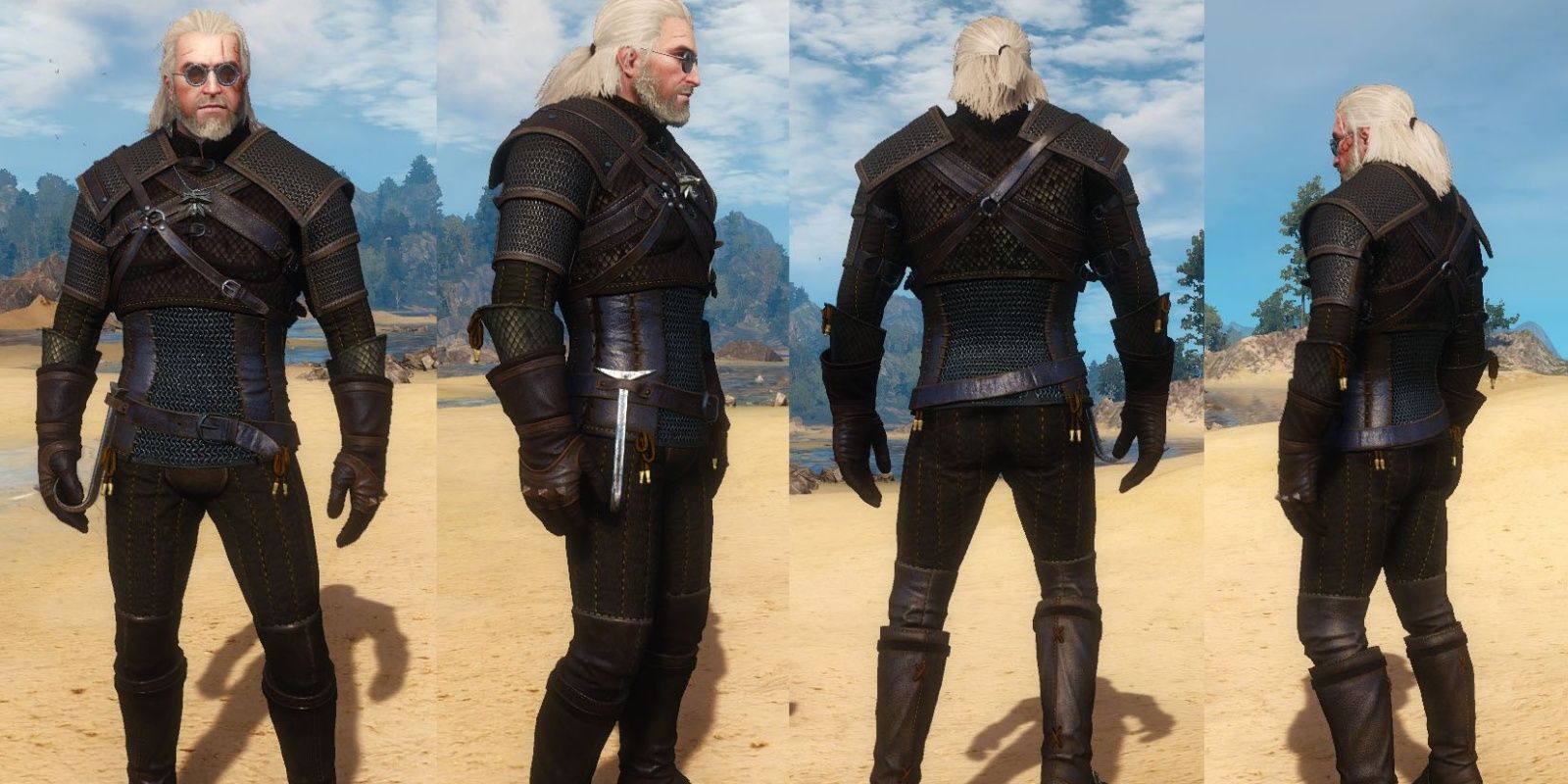 witcher 3 wolf armor all colors