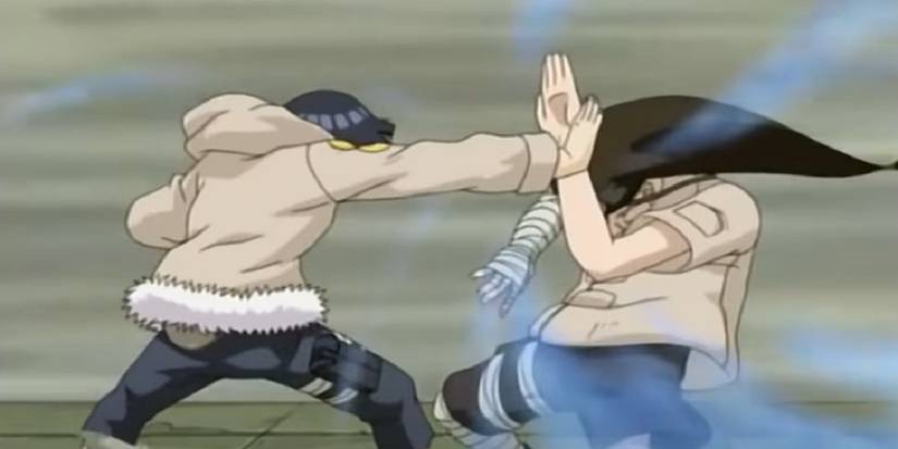 Hinata vs Neji in Chunin Exams