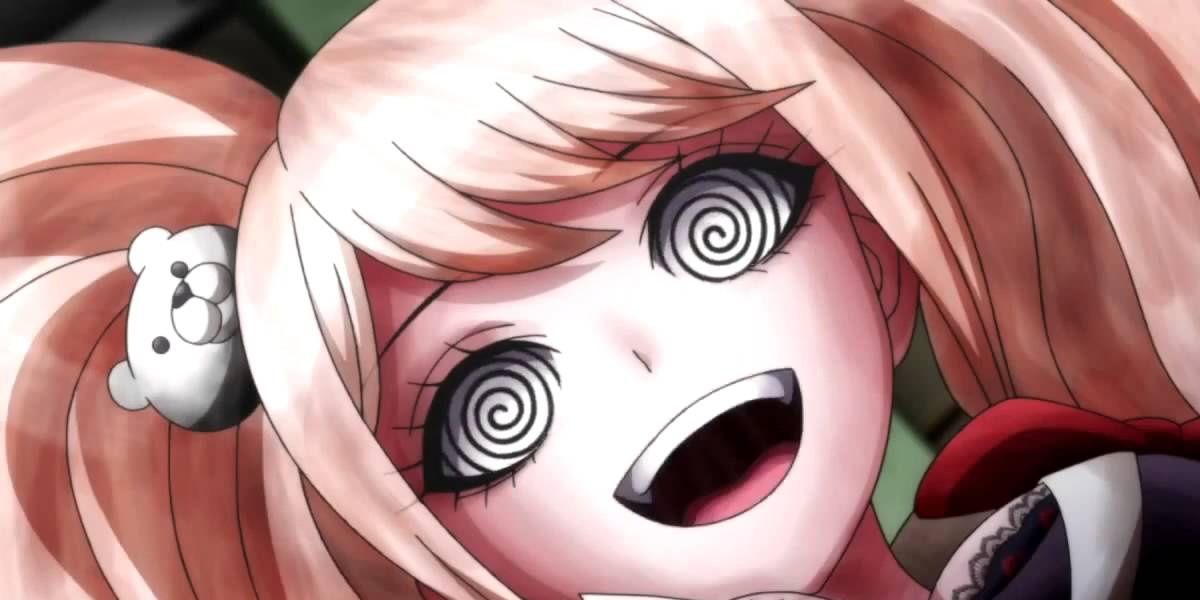 Junko Enoshima about to experience dispair from Danganronpa Cropped