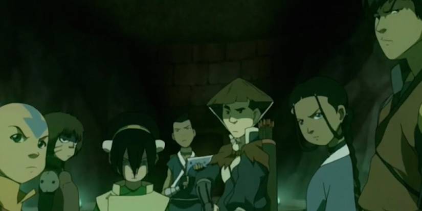 Team Avatar In Lake Laogai.