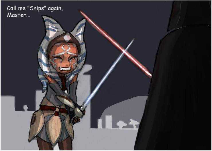 pic Ahsoka And Darth Vader Fan Art darth vader ahsoka tano fan art