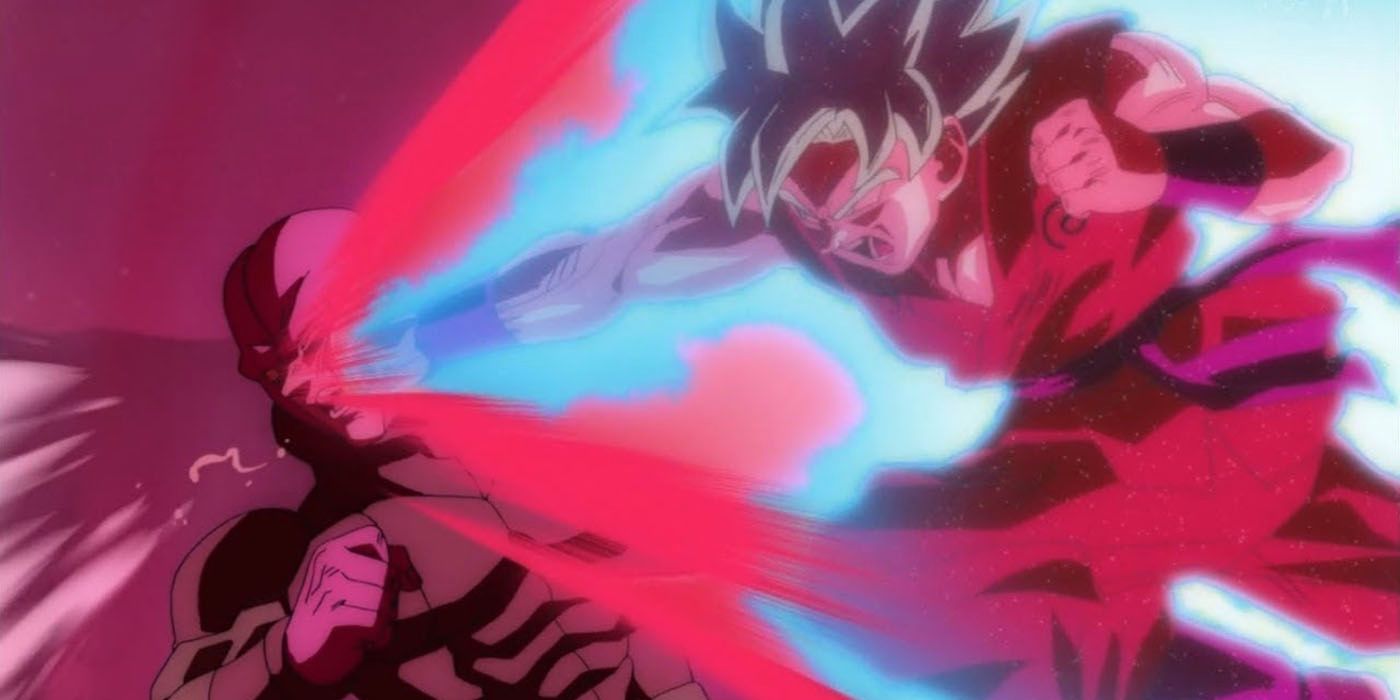 Super Saiyan Blue Kaioken Goku vs Hit