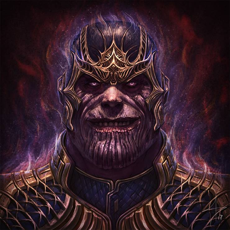 imod telex manuskript 10 Of The Most Dramatic Thanos Fan Art Pictures That Are Too Vicious -  FandomWire