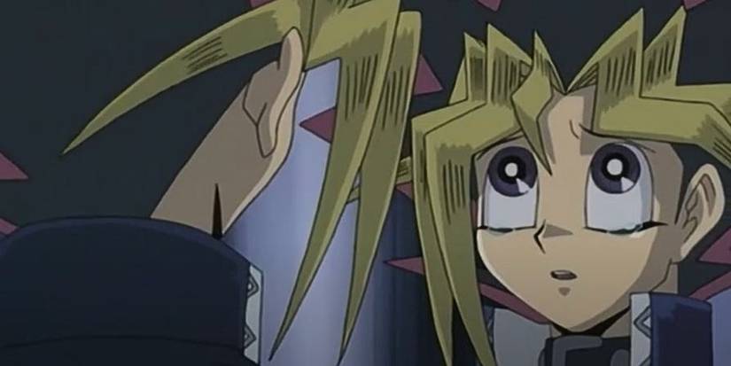 Yami confronting Yugi