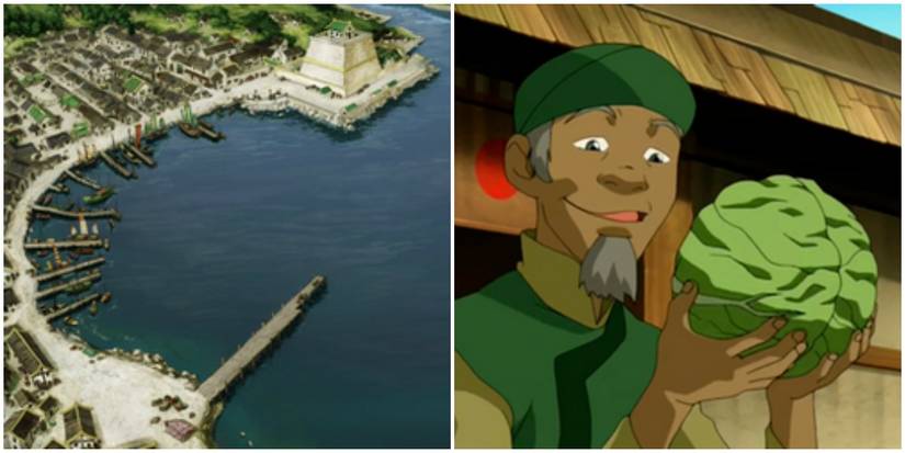 Avatar The Last Airbender: 10 Funniest Cabbage Man Moments, Ranked