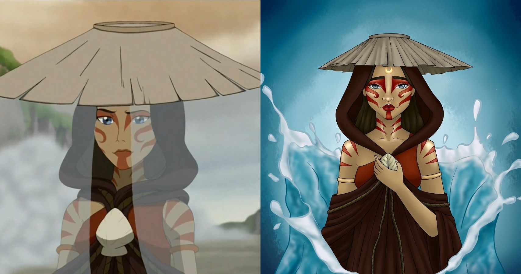 Avatar The Last Airbender Painted Lady Fan Art Pictures That Are Stunning
