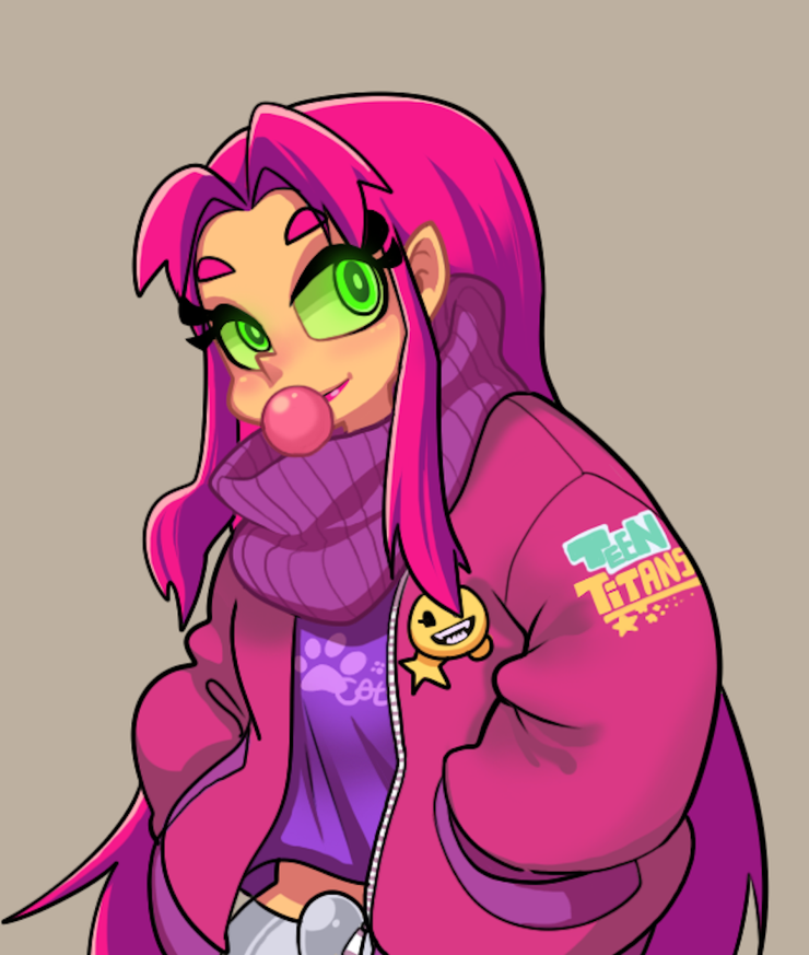 10 Dazzling Fan Art Pics Of Starfire That Will Make You To Watch Teen