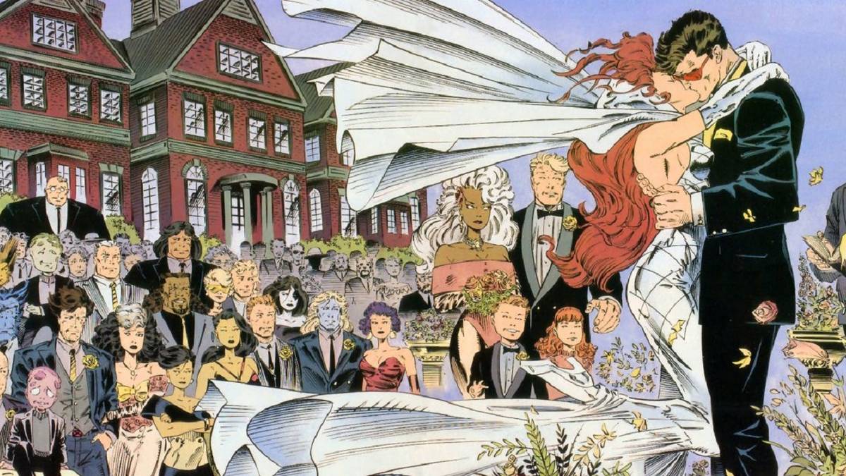 jean grey wedding dress Jean Grey y Scott Summers boda :)