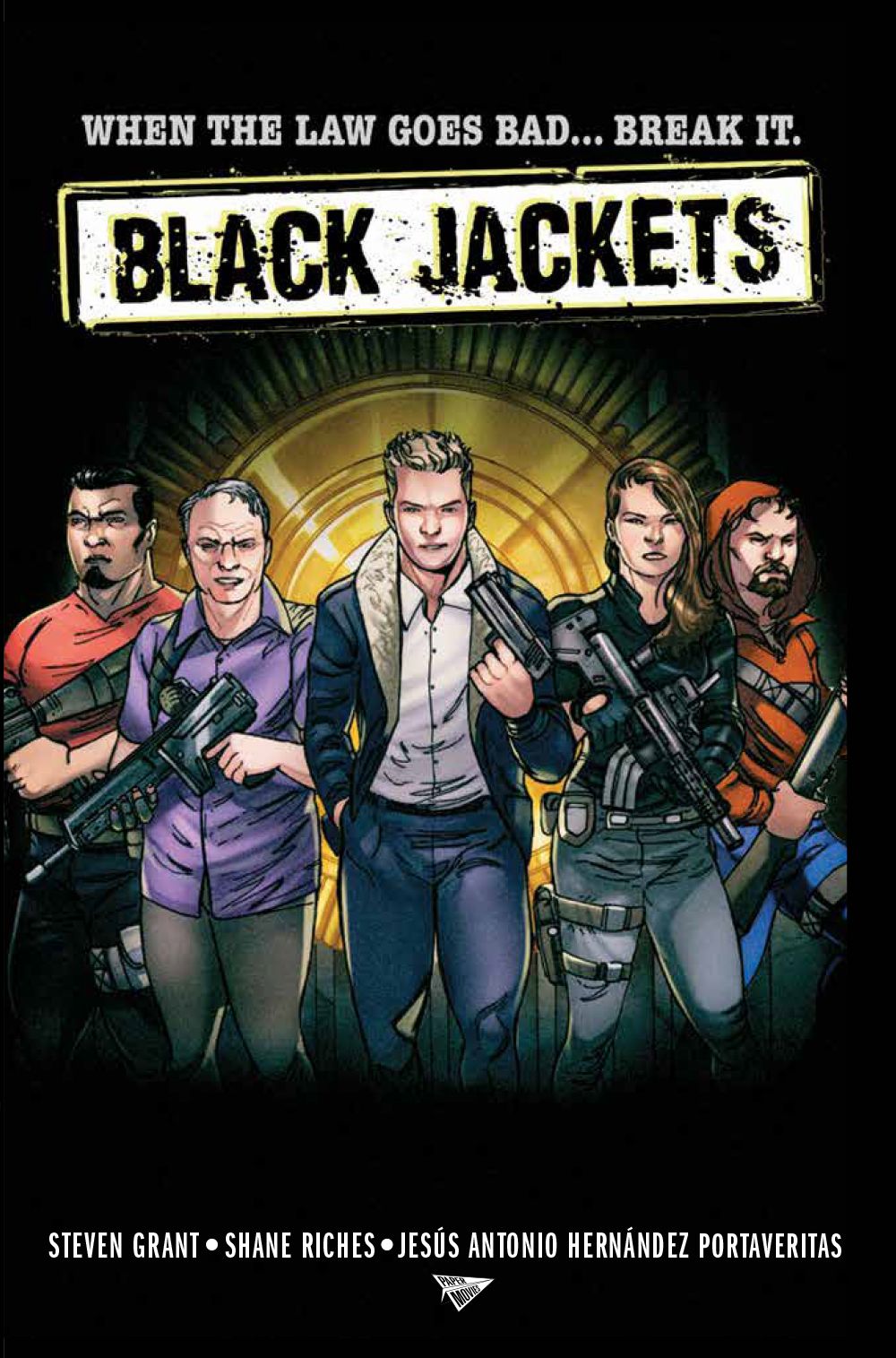 EXCLUSIVO: Criadores de Black Jackets Steven Grant e Shane Riches falam sobre novo livro político 7