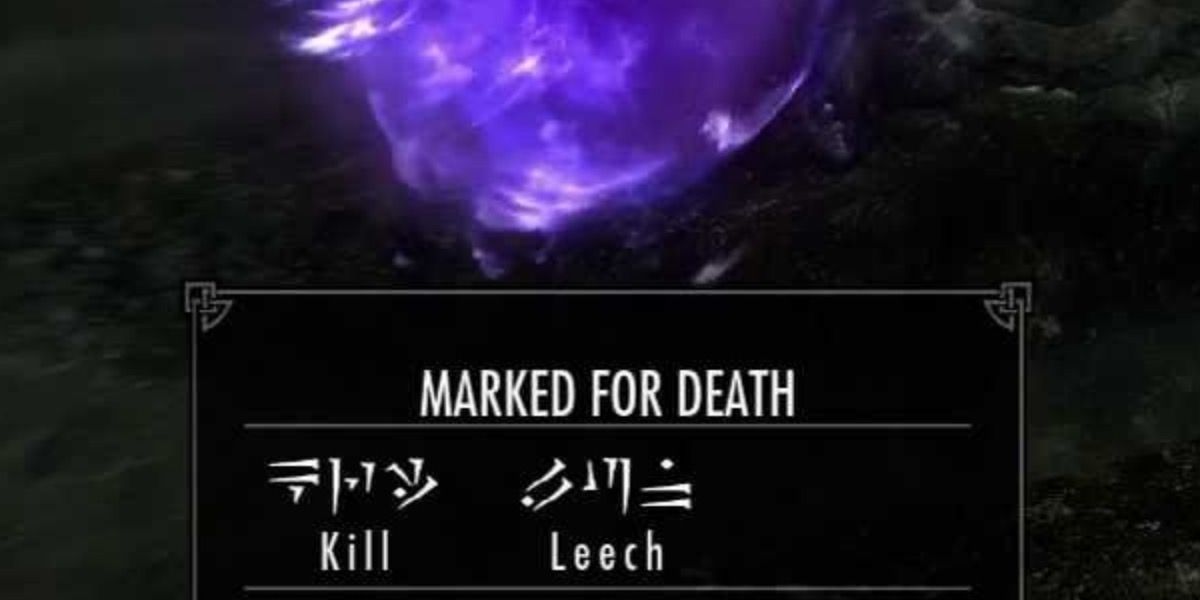 marked for death skyrim