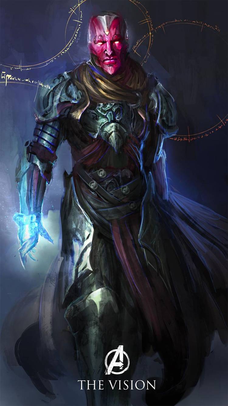 Vision Deviantart I Was Born Yesterday: 10 Of The Coolest Vision Fan Art Pieces Around