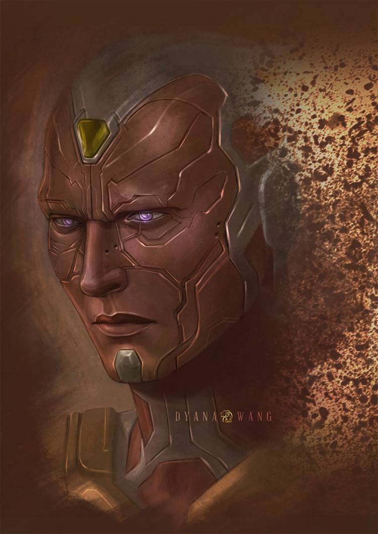 Vision Deviantart I Was Born Yesterday: 10 Of The Coolest Vision Fan Art Pieces Around