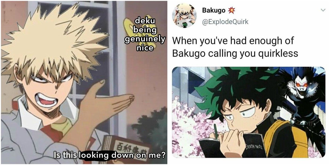 My Hero Academia Hilarious Deku Bakugo Memes That Are Too Funny