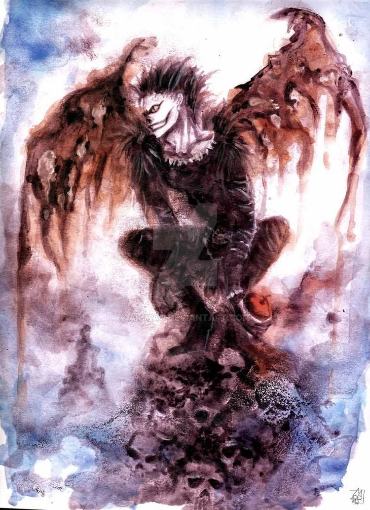 Hell Death Note Death Note: 10 Cool Ryuk Fan Art Pictures You'll Like