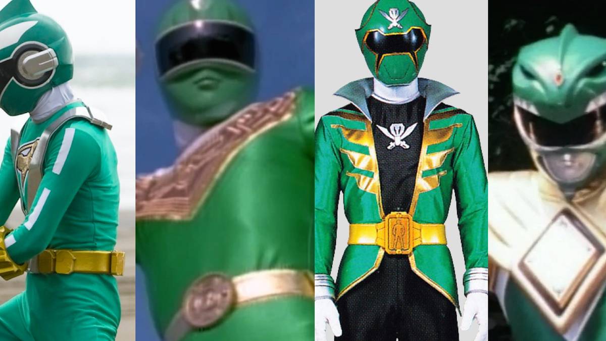 Berretto Mighty Morphin Power Rangers Green Ranger – Berretto In Maglia Con Toppa Ricamata, Ispirato Allo Scudo Del Drago, Taglia Unica