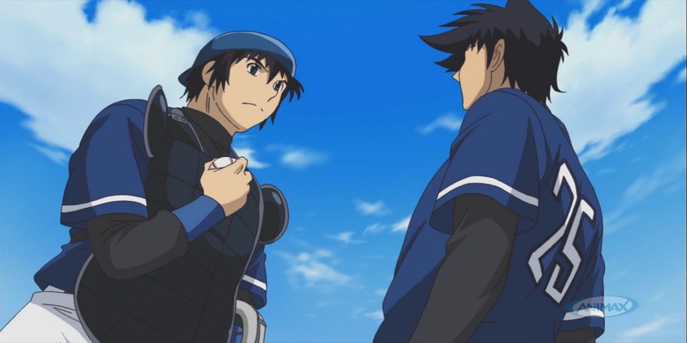 Goro receives news from the umpire in Major Season 5.