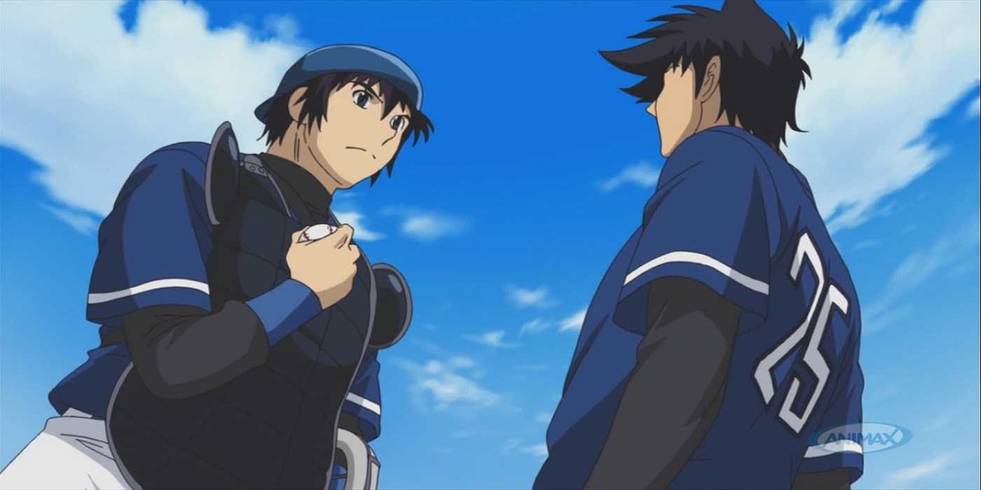 Goro receives news from the umpire in Major Season 5.